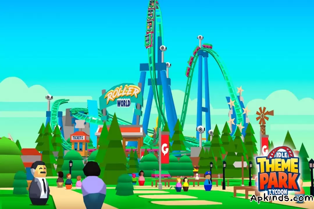 تحميل Idle Theme Park Tycoon APK